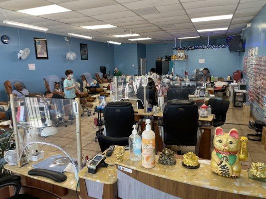 Inside our salon