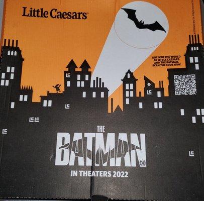 Batman pizza box