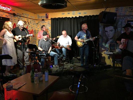 Elvis got in the picture during the Bob's Your Uncle Show at Bobby's Idle Hour