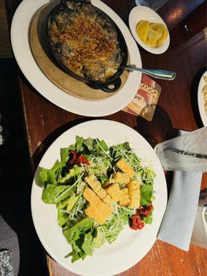 Stuffed Mushrooms & House Salad