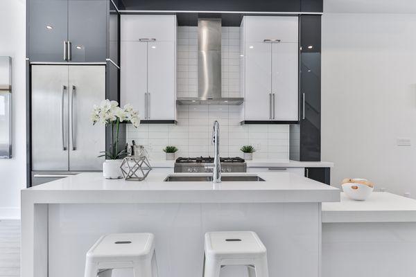 Kitchen Remodel with an island.