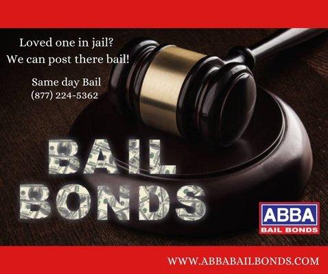 loved one in jail? Let us post there bail! www.abbabailbonds.com