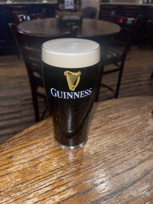 PERFECTLY poured Guinness