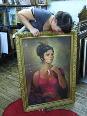 Oil painting portraits, so fashionable, so cheap at Village Village.