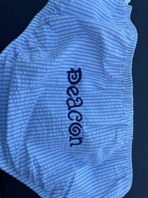 My awesome diaper swim cover embroidered cost $10