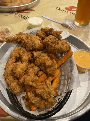 Fried Shrimp Basket (10)