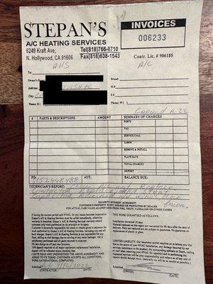 Real problem identified by Stepans AC Heating Services