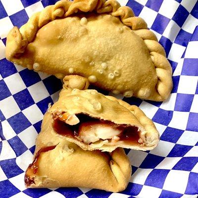 Guava and sweet cream cheese empanadas