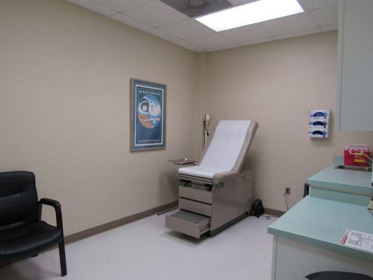 One of our clean and organized examination rooms.