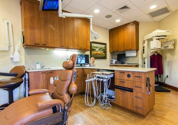 Technologically advanced treatment room because we choose the best for our patients!