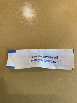 Fortune cookie