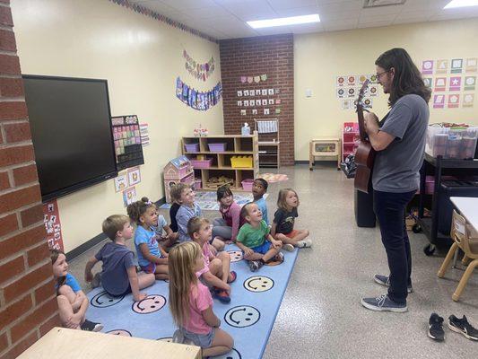 St. Gabriel Preschool has a fantastic music program that our student's love!