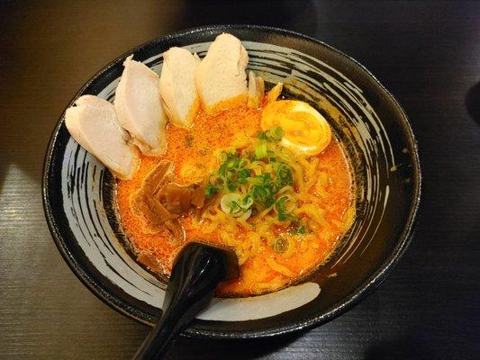 Tom yum chicken ramen.