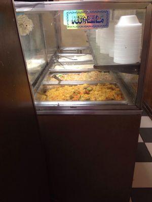 Rice dishes and kheer.