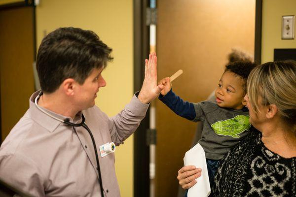 Helping children stay healthy at our Portland Pediatrics clinic.