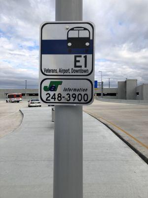 Sign - outside American Airlines & Southwest - Feb 8, 2020