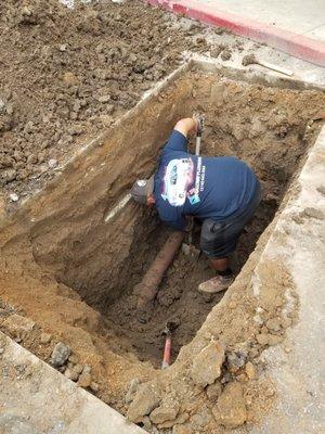 Fixing a broken sewer