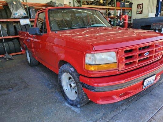 Ford Lightning being restored with ORIGINAL paint!!!