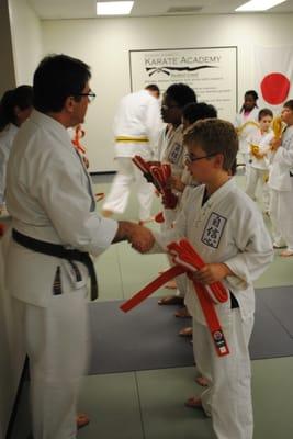 orange belt promotion