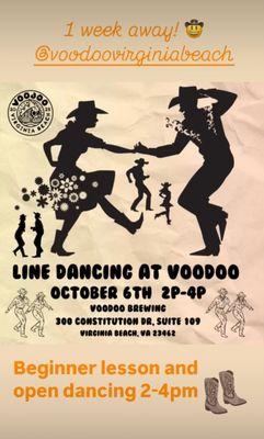 Line Dancing at Voodoo Brewing