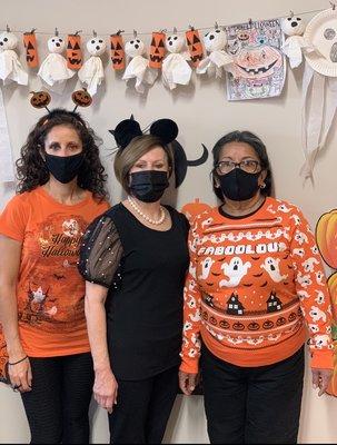 Halloween with Lily Kozaczuk and daycare staff. (Facility #: 414002986)