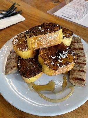 French toast and sausage