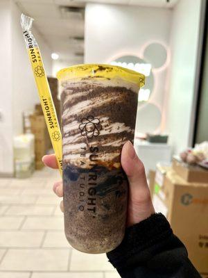 Oreo Brulee Boba Milk