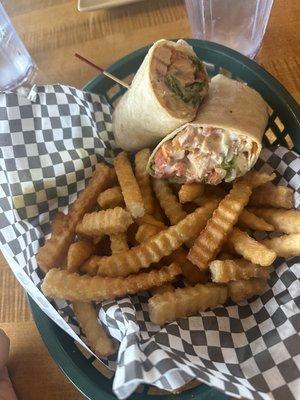 Buffalo chicken wrap