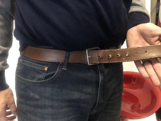 Wow....Simon needs a smaller belt!