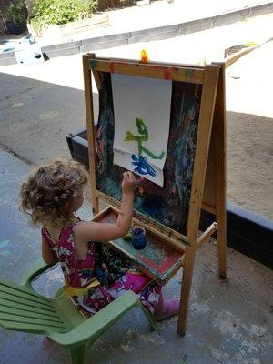 Peaceful environment where children have opportunities to let their creativity grow.