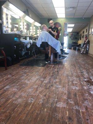 Barbers busy today