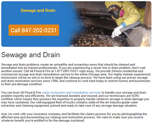 Sewage and Drain