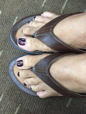 Moms pedicure