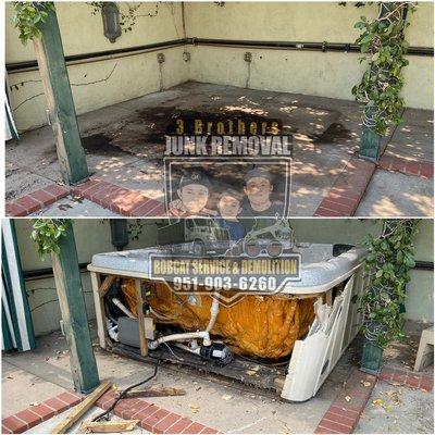 Jacuzzi removal