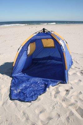 Keep the little ones in the shade all day as you bask in the sun with this Beach Cabana from LBI DreamMakers.