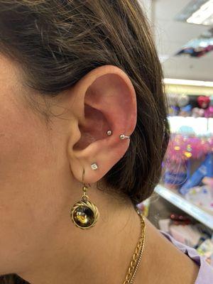 Conch piercing