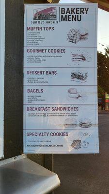 Bakery Menu~