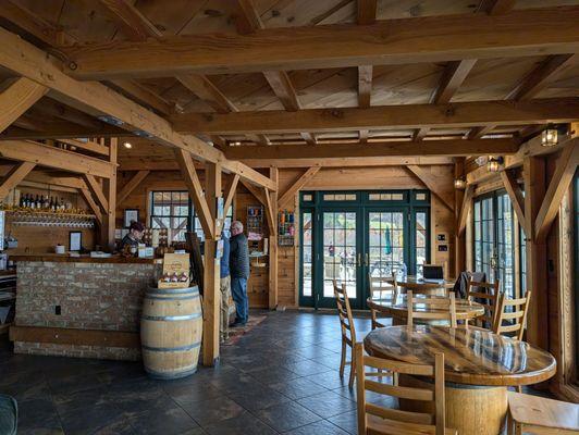 Indoor tasting room