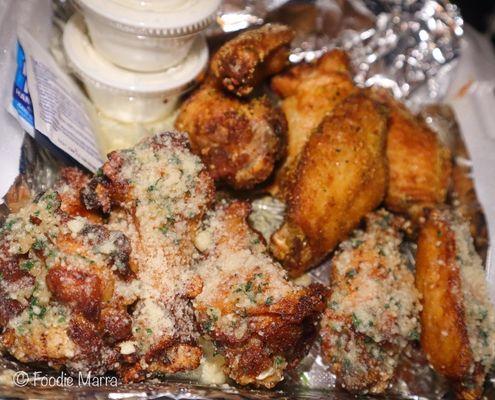 Garlic Parmesan & Lemon Pepper Wings