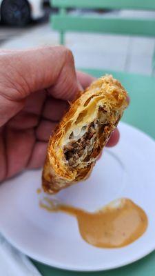 Meat and Potato Empanada