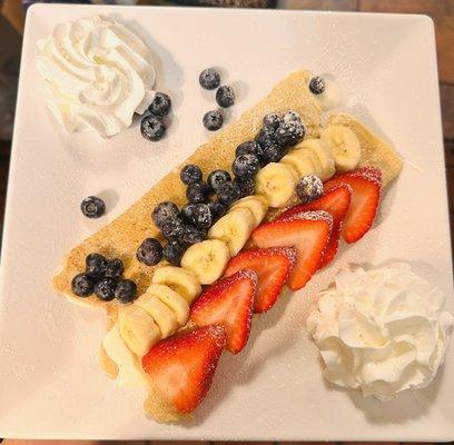 Fresh Fruit Crepes