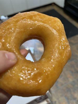 Wet donut  from airport bought at " fakery "