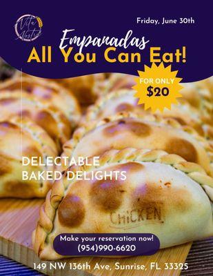 All you can eat Empanadas