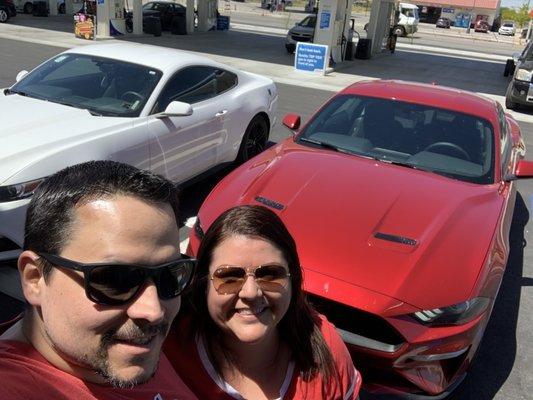 Old car. New car. Happy owners. Thanks Folsom Lake Ford