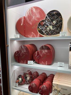 Heart shaped chocolate boxes for Valentine's