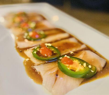 Yellowtail Jalapeño. A must order. Winners Circle :)...