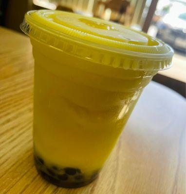 Durian Smoothie w. Boba