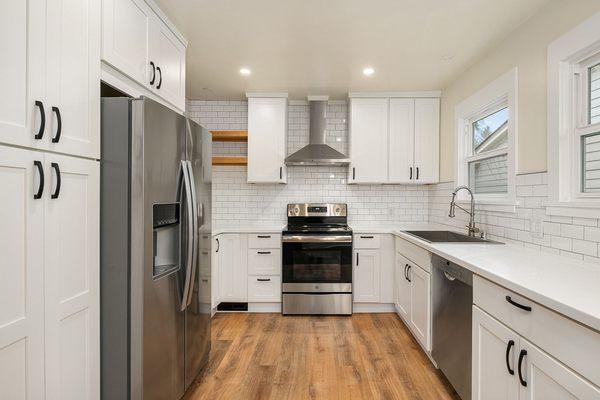 Open to managing construction projects as well. Oversaw this kitchen remodel and now managing rental.