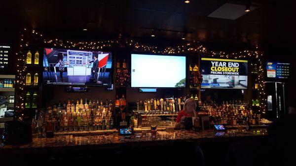 Big tv's with NFL ticket. They watch all sporting events  OSU games