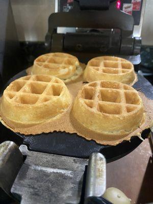 Waffles for breakfast!